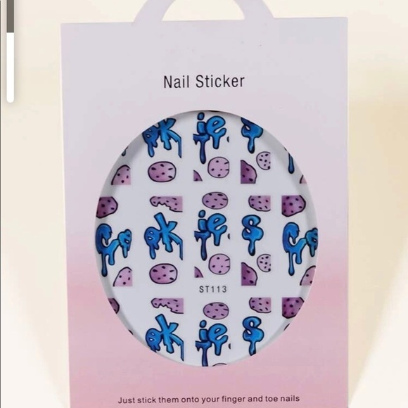 Chocolate Chip Cookies Press On Nail Decals - Picture 3 of 8